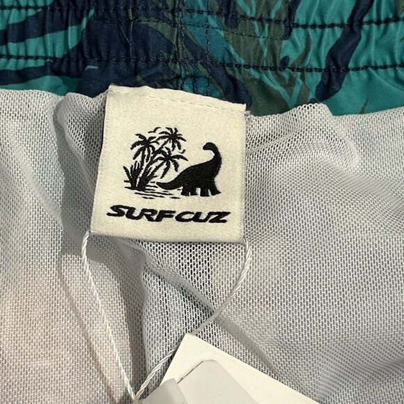Surf Cruz‎ M XL Swim Trunks Quick Dry Beach Swim Shorts Mesh Lining Tropical - Picture 7 of 9